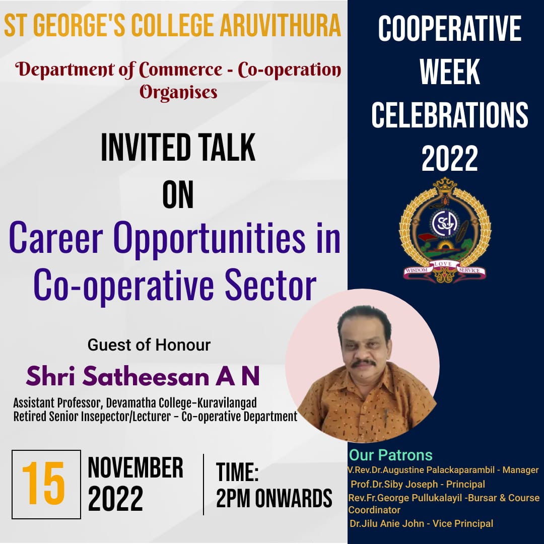 Talk on Career Opportunities in Cooperative Sector